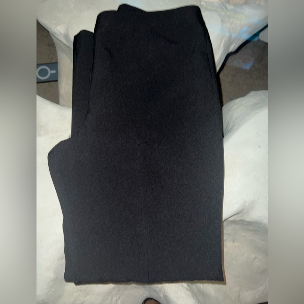 Black slack pants